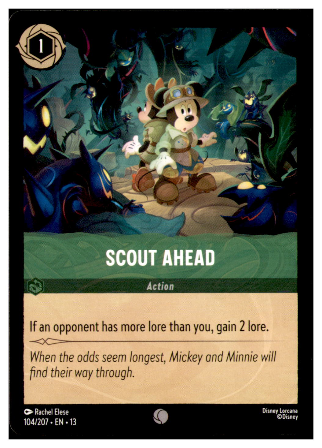 Scout Ahead Common Attack of the Vine! 104/207 NM