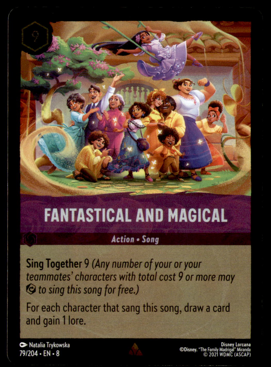 Fantastical and Magical Cold Foil Rare Reign of Jafar 79/204 NM