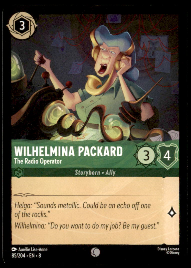 Wilhelmina Packard - The Radio Operator Common Reign of Jafar 85/204 NM