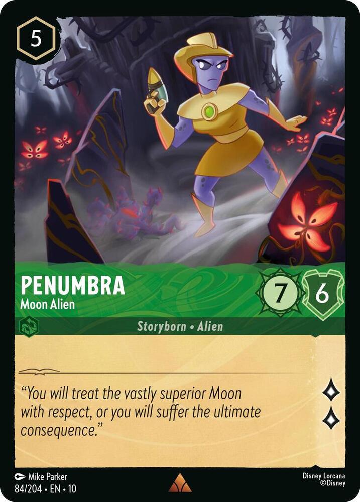 Penumbra - Moon Alien Cold Foil Rare Whispers in the Well 84/204 NM