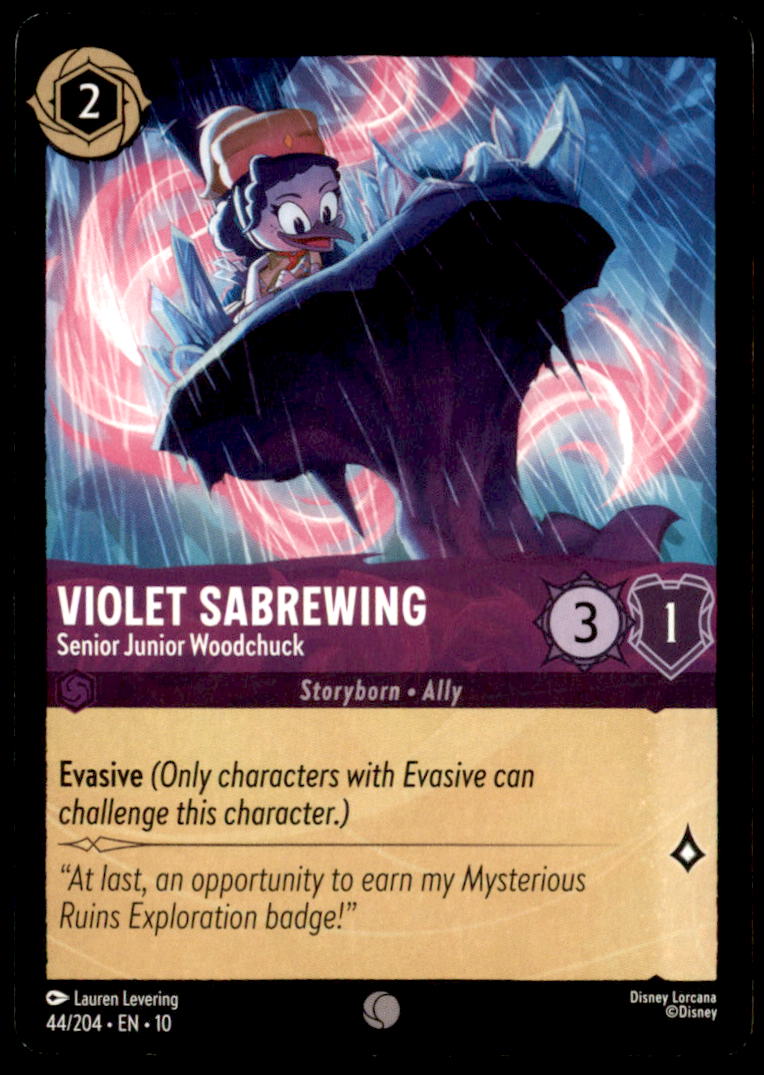 Violet Sabrewing - Senior Junior Woodchuck Common Whispers in the Well 44/204 NM