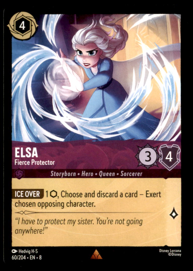 Elsa - Fierce Protector Rare Reign of Jafar 60/204 NM