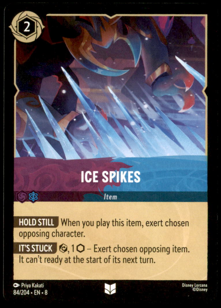 Ice Spikes Uncommon Reign of Jafar 84/204 NM