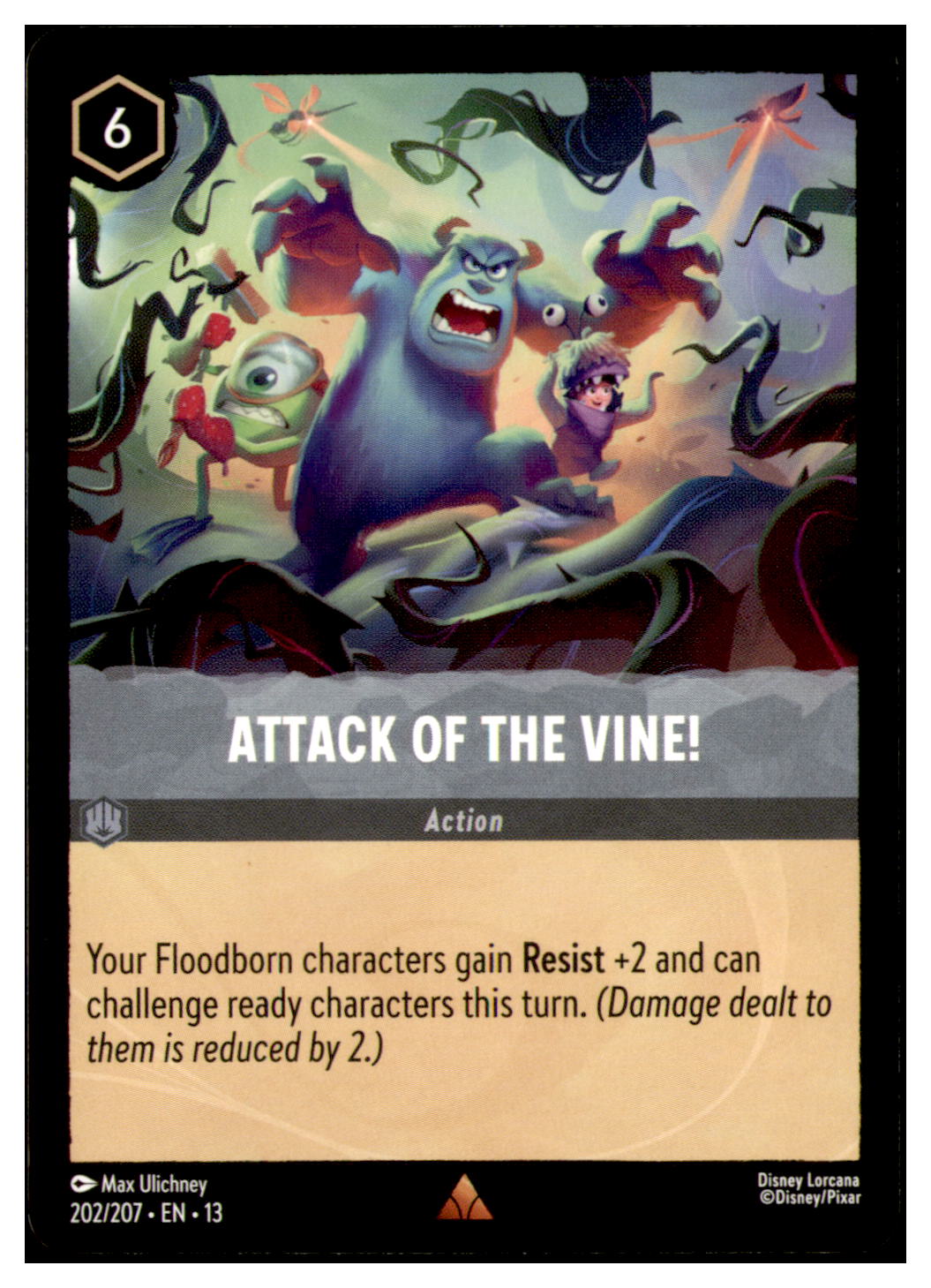 Attack of the Vine! Rare Attack of the Vine! 202/207 NM