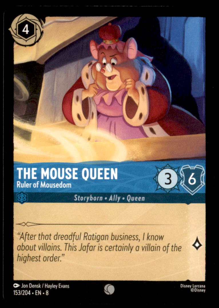 The Mouse Queen - Ruler of Mousedom Common Reign of Jafar 153/204 NM