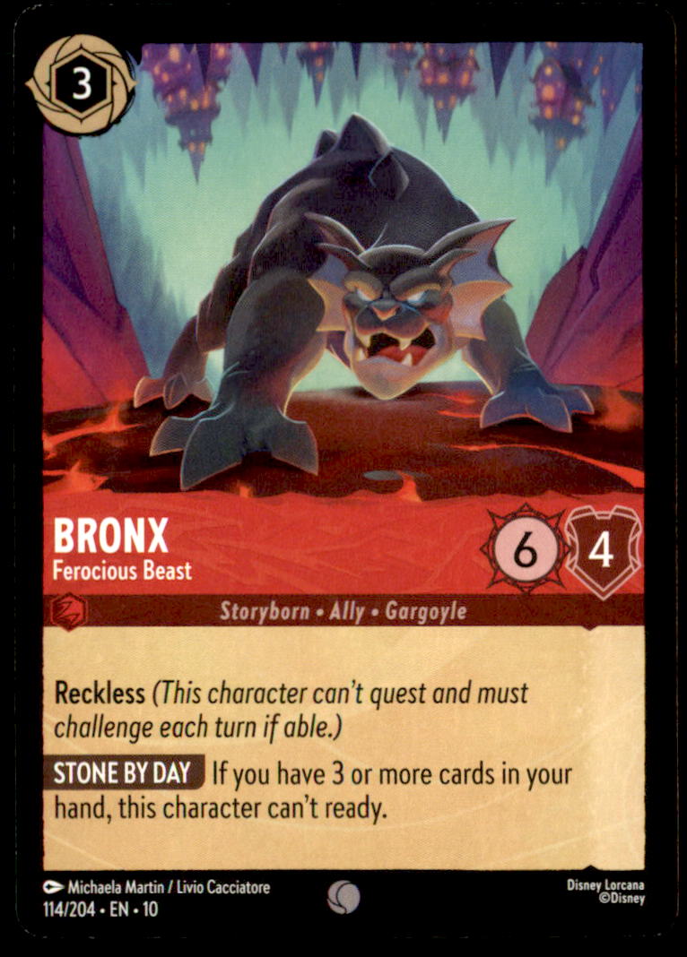 Bronx - Ferocious Beast Common Whispers in the Well 114/204 NM