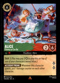 Alice - Clumsy as Can Be Rare Reign of Jafar 104/204 NM