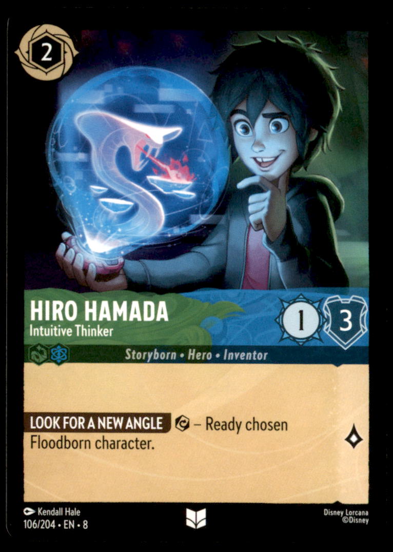 Hiro Hamada - Intuitive Thinker Uncommon Reign of Jafar 106/204 NM
