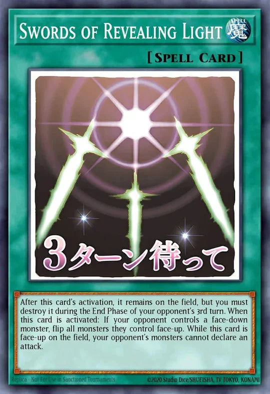 Swords of Revealing Light (Variant Art) - RA05-EN109 - 1st Edition - Ultra Rare