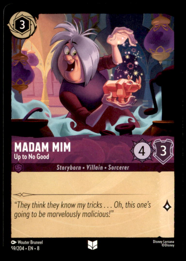 Madam Mim - Up to No Good Uncommon Reign of Jafar 59/204 NM