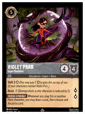 Violet Parr - Super Resilient Super Rare Attack of the Vine! 176/207 NM