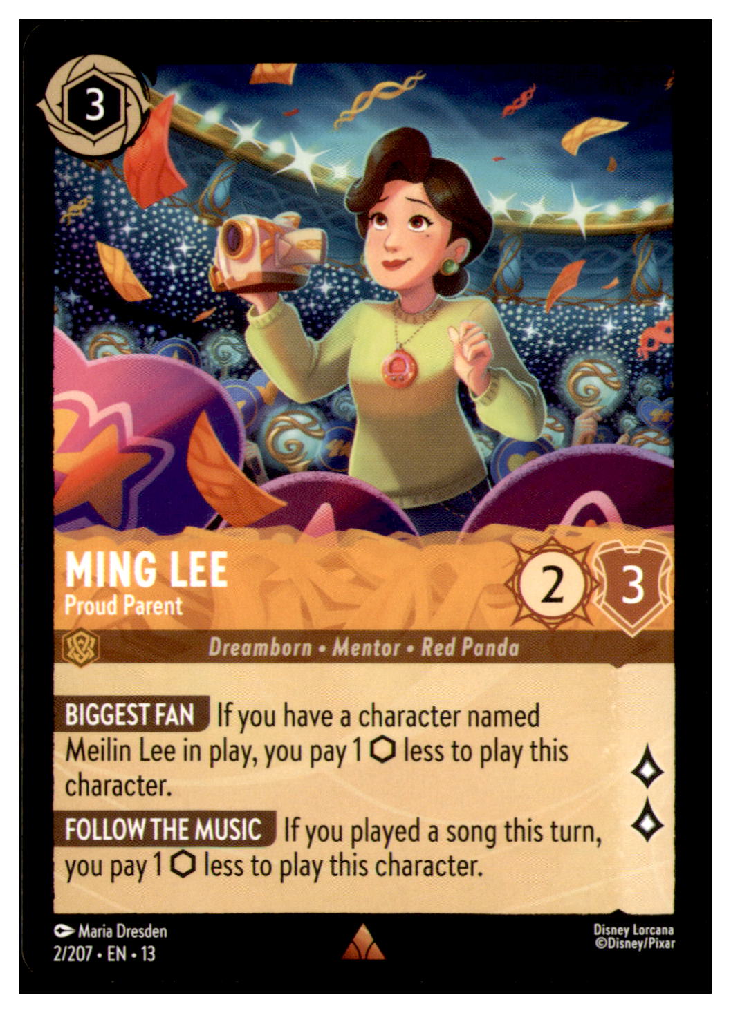Ming Lee - Proud Parent Rare Attack of the Vine! 2/207 NM