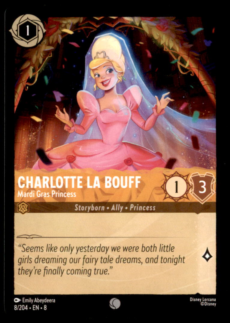 Charlotte La Bouff - Mardi Gras Princess Common Reign of Jafar 8/204 NM
