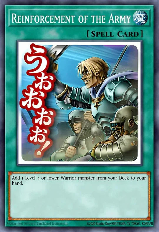 Reinforcement of the Army (Variant Art) - RA05-EN113 - 1st Edition - Ultra Rare