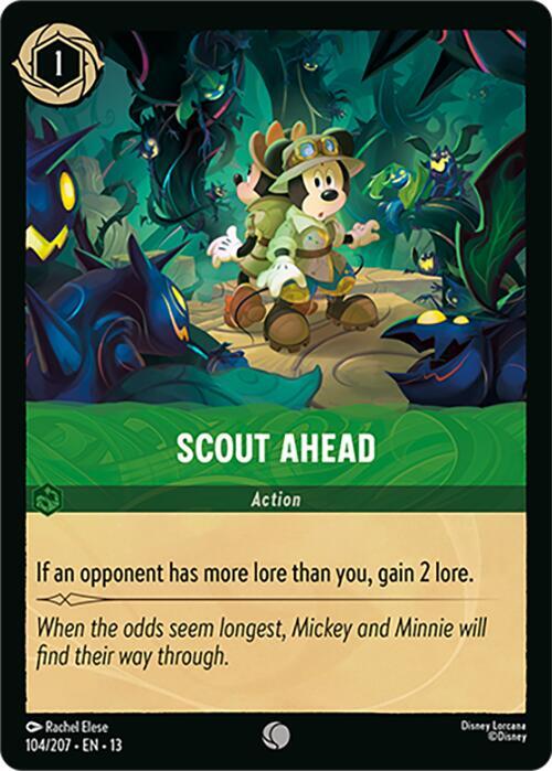 Scout Ahead Cold Foil Common Attack of the Vine! 104/207 NM
