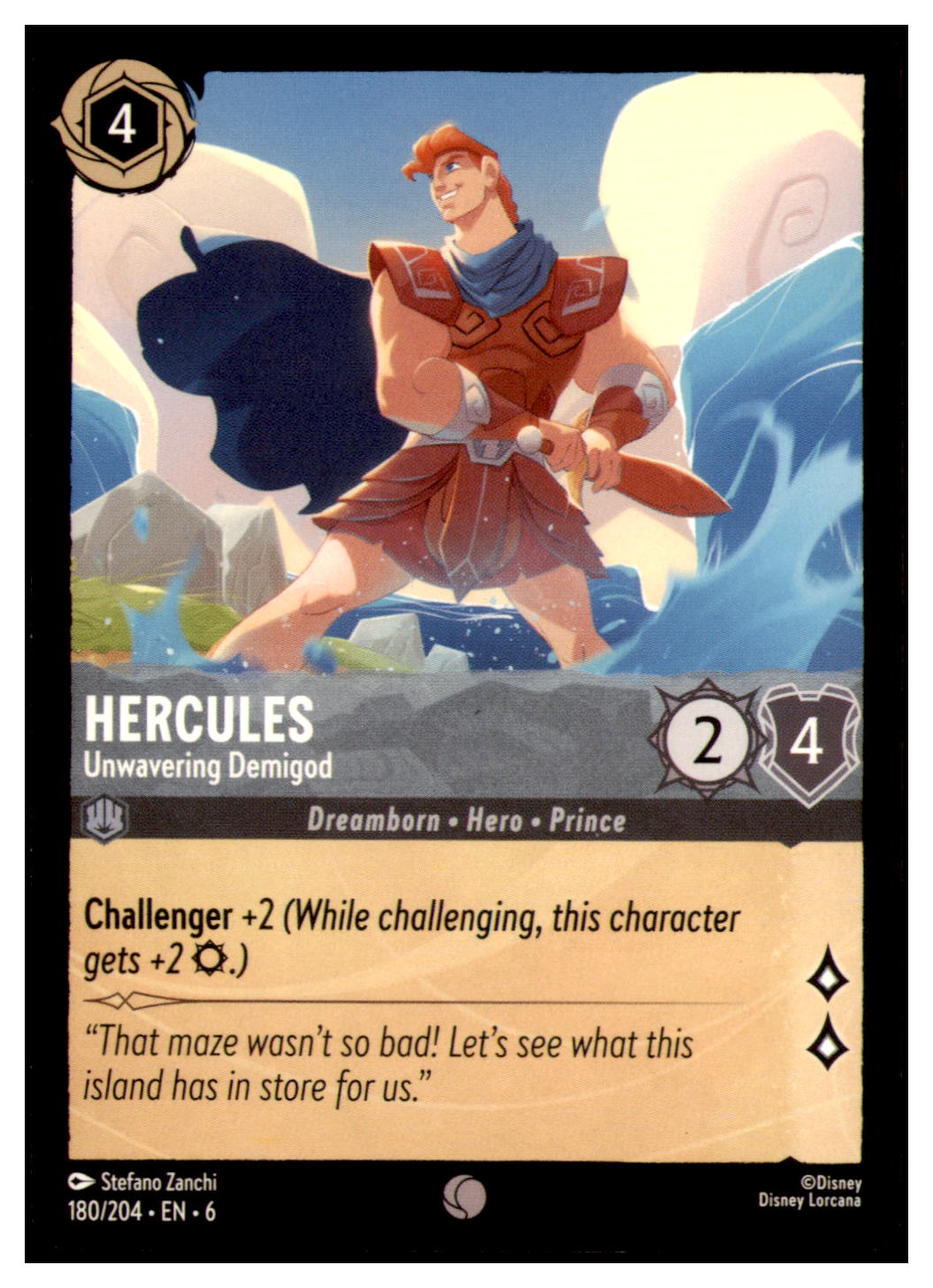 Hercules - Unwavering Demigod Common Azurite Sea 180/204 NM