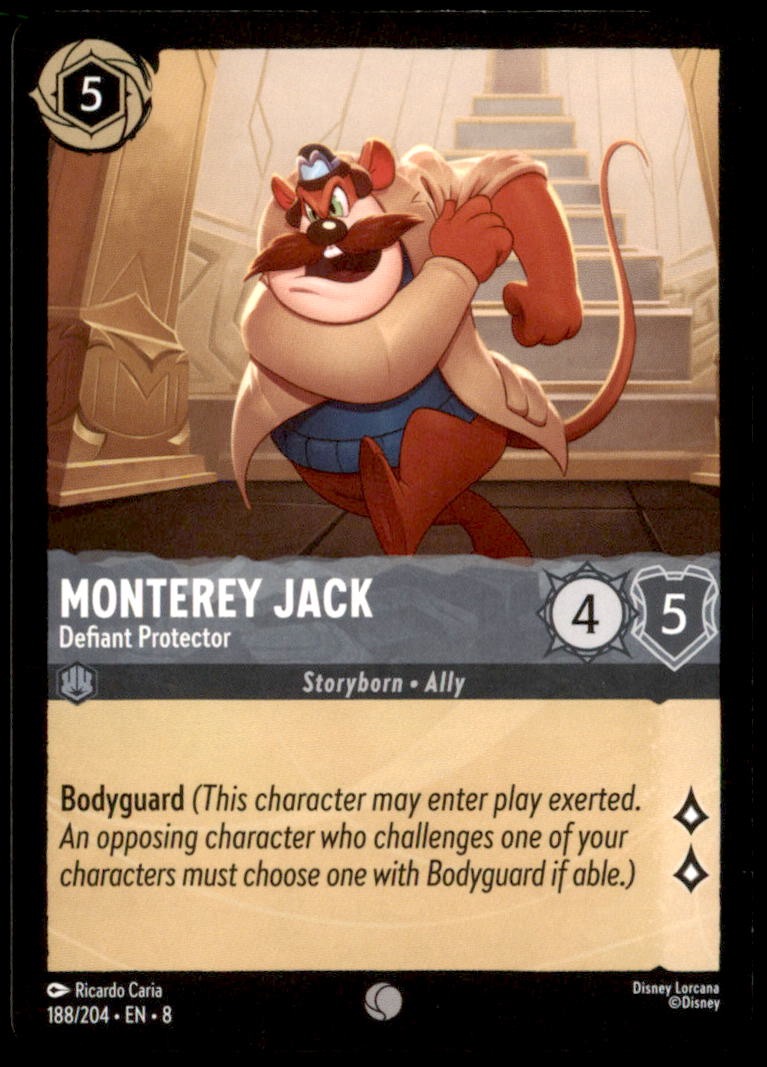 Monterey Jack - Defiant Protector Common Reign of Jafar 188/204 NM