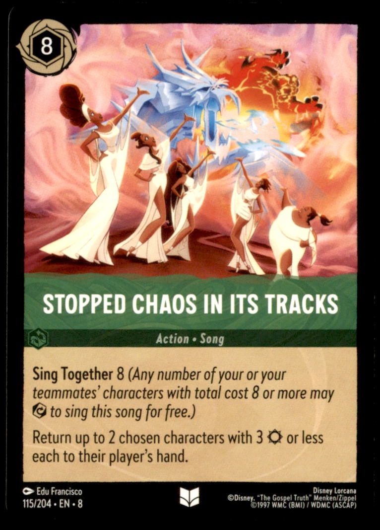Stopped Chaos in Its tracks Uncommon Reign of Jafar 115/204 NM