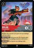 Mulan - Charging Ahead Cold Foil Super Rare Reign of Jafar 141/204 NM