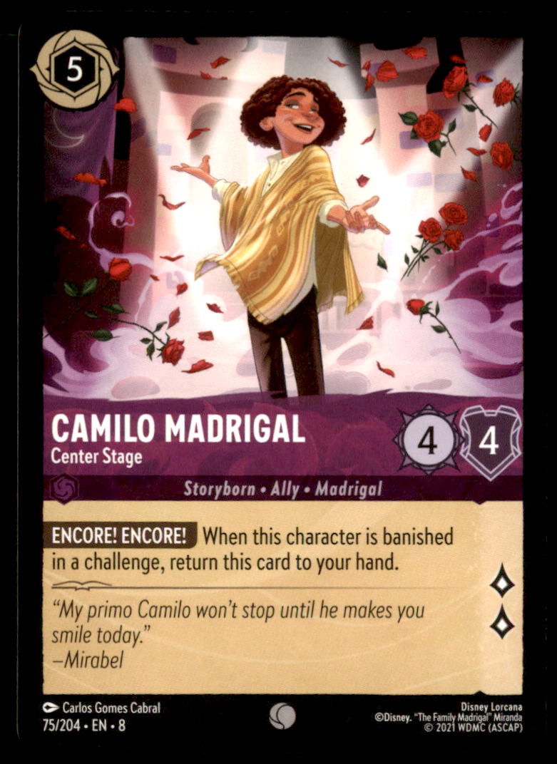 Camilo Madrigal - Center Stage Common Reign of Jafar 75/204 NM