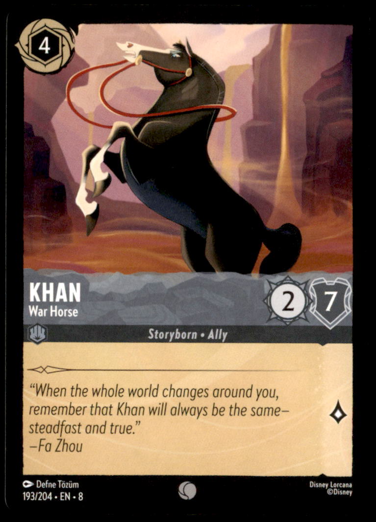 Khan - War Horse Common Reign of Jafar 193/204 NM