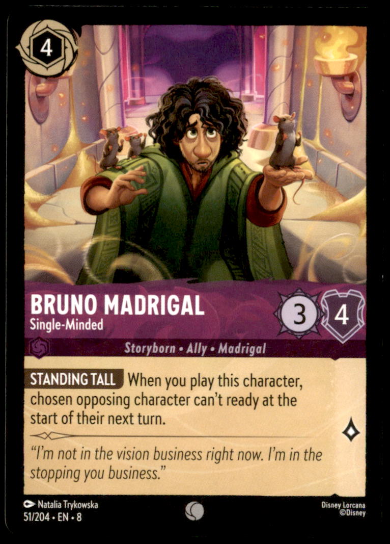 Bruno Madrigal - Single-Minded Common Reign of Jafar 51/204 NM