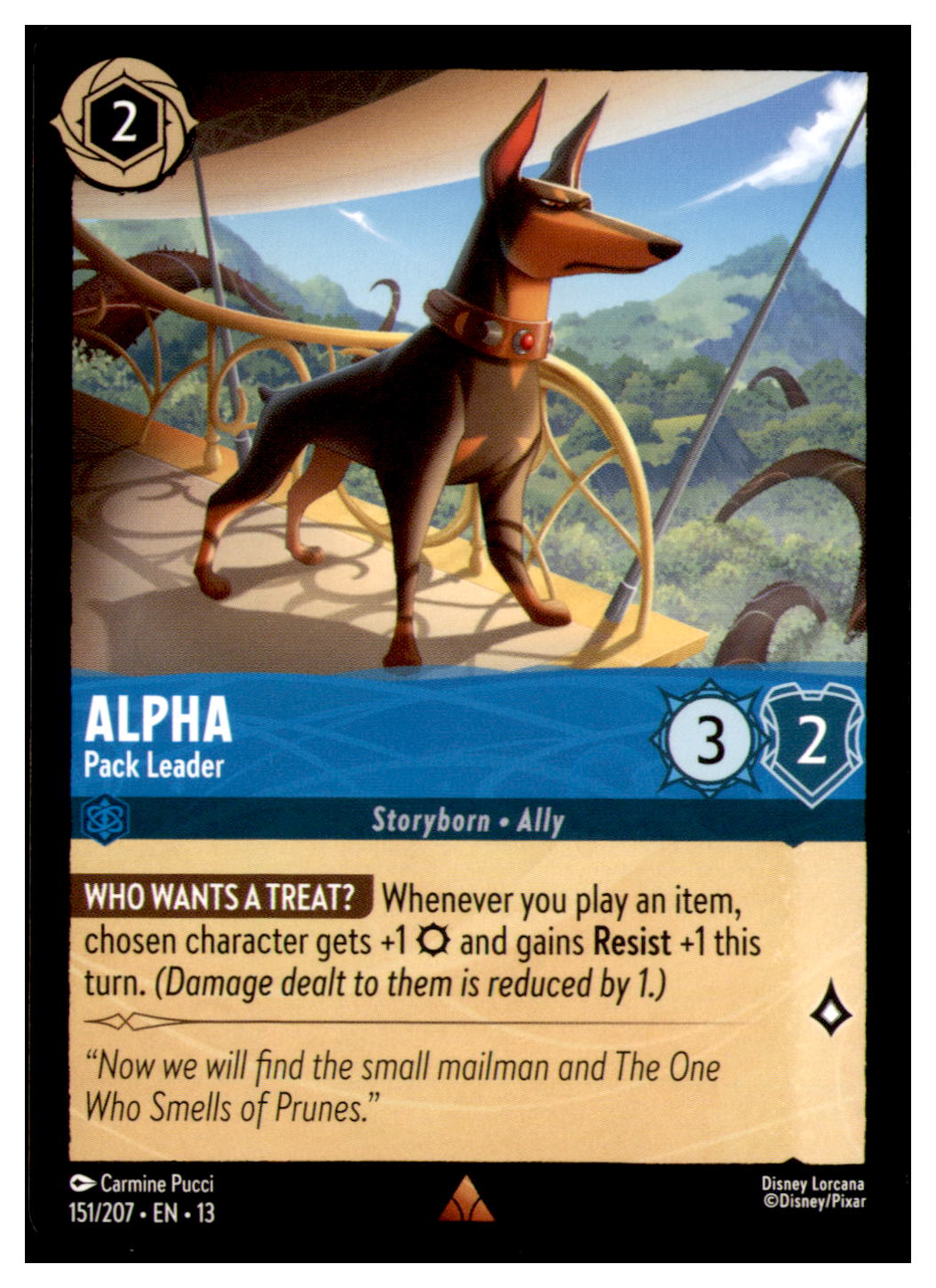 Alpha - Pack Leader Rare Attack of the Vine! 151/207 NM