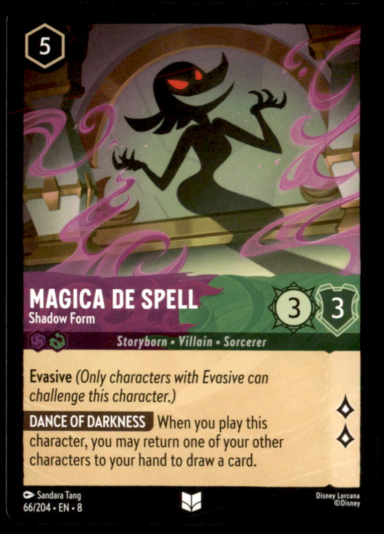 Magica De Spell - Shadow Form Uncommon Reign of Jafar 66/204 NM