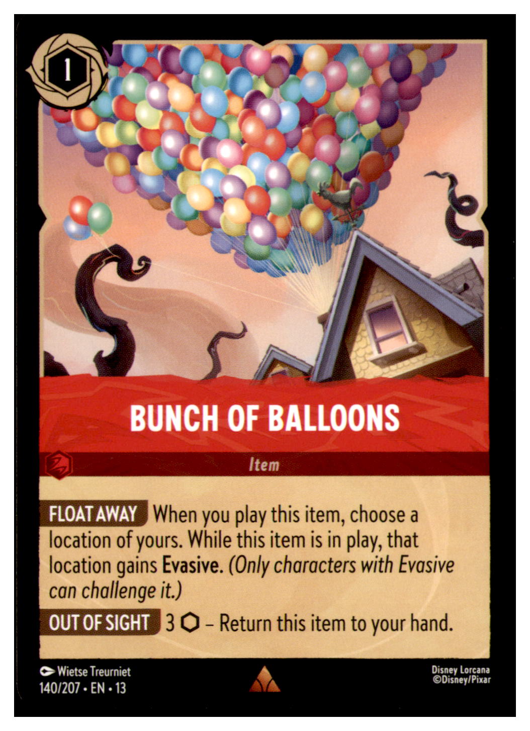 Bunch of Balloons Rare Attack of the Vine! 140/207 NM