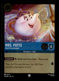 Mrs. Potts - Head Housekeeper Cold Foil Common Reign of Jafar 161/204 NM