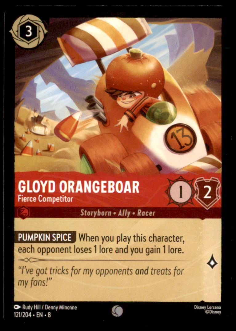 Gloyd Orangeboar - Fierce Competitor Common Reign of Jafar 121/204 NM