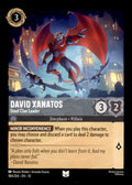 David Xanatos - Steel Clan Leader Uncommon Whispers in the Well 184/204 NM