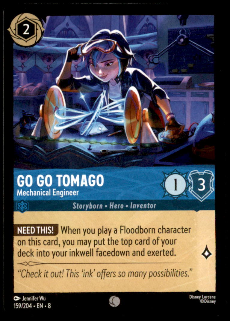 Go Go Tomago - Mechanical Engineer Common Reign of Jafar 159/204 NM