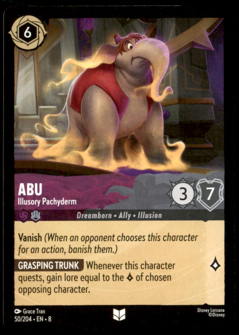 Abu - Illusory Pachyderm Uncommon Reign of Jafar 50/204 NM