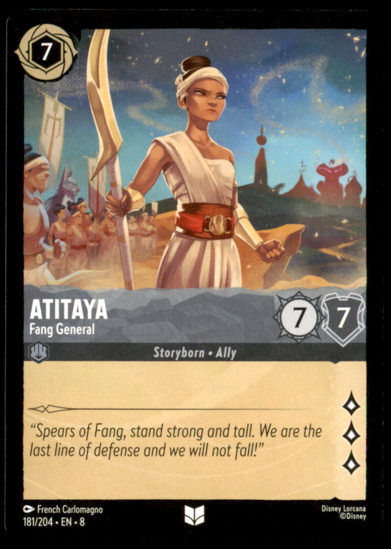 Atitaya - Fang General Uncommon Reign of Jafar 181/204 NM